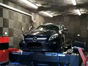 Mercedes rolling road remapping from GAD tuning Essex London